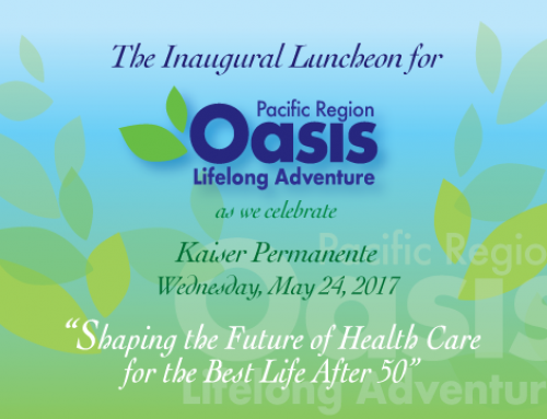 Join Oasis for Our Inaugural Luncheon on Wednesday, May 24!